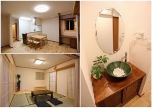 『親世帯』
ナチュラルテイスト。
ラバーウッドの無垢フロアー。
和室は、真壁造りと市松模様の畳で純和風な空間に。