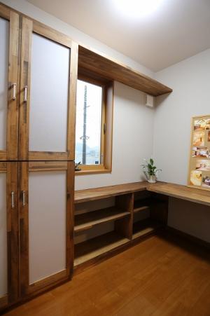 パパの書斎。
自分の時間を楽しむ、大事な場所です。